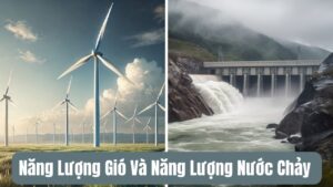 So sánh năng lượng gió với năng lượng nước chảy